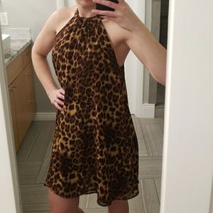2/$10 on anything priced under $10!!! Leopard print flowy dress.